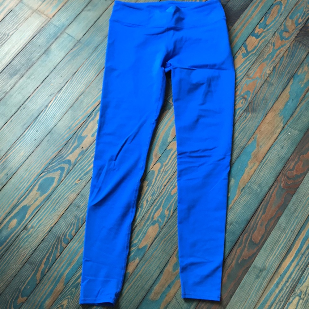 Sports blue leggings
